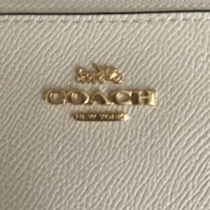 Coach Double-Zip Clutch Wristlet Wallet in…